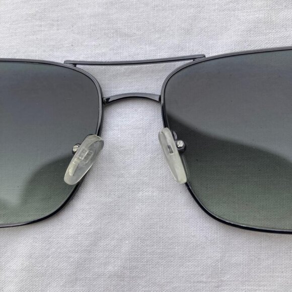 Calvin Klein Men Sunglasses Black Frame Aviator Sunglasses Square Frame - Picture 11 of 15